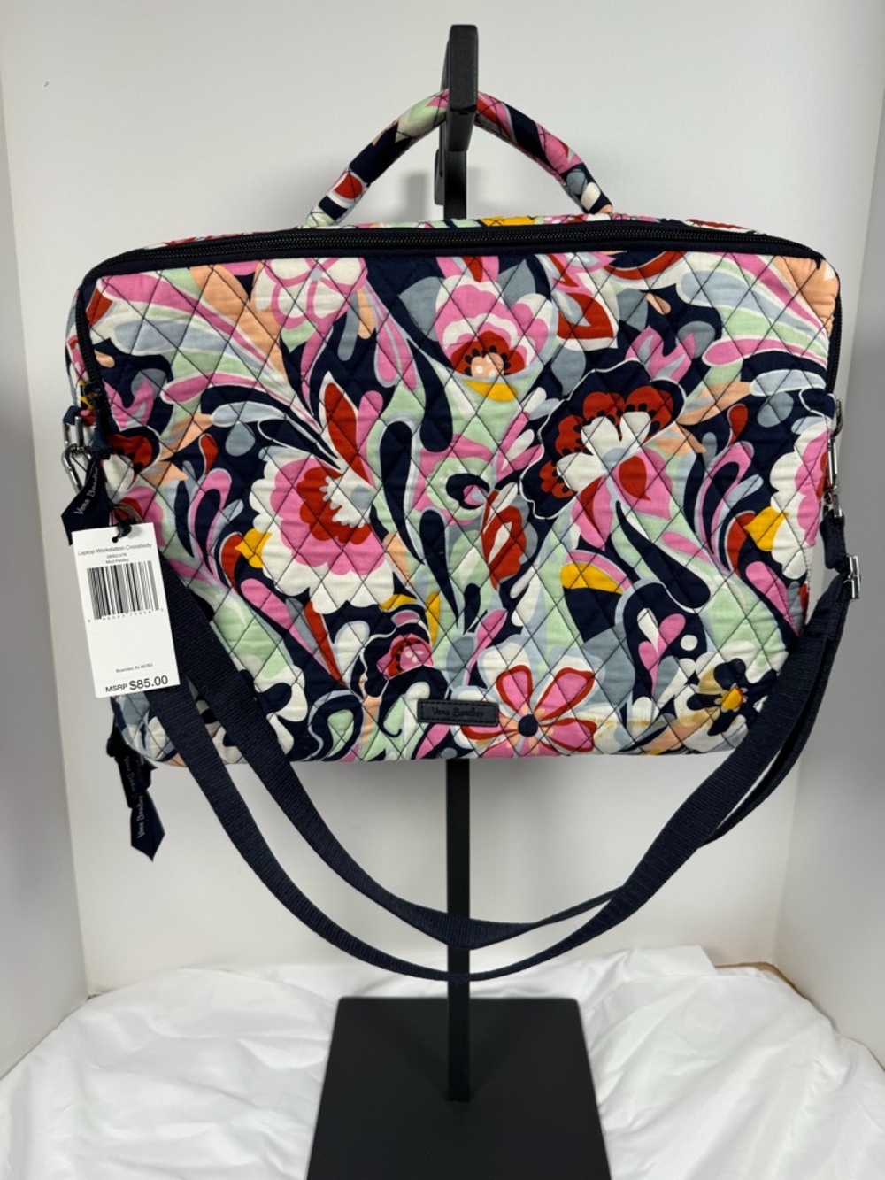Vera Bradley Laptop Workstation Crossbody Mod Paisley